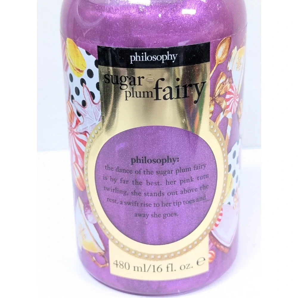 Philosophy Sugar Plum Fairy 3 in 1 Shampoo‎ Shower Gel Bubble Bath 16fl oz New
